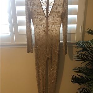 FashionNova one piece body suit with stones